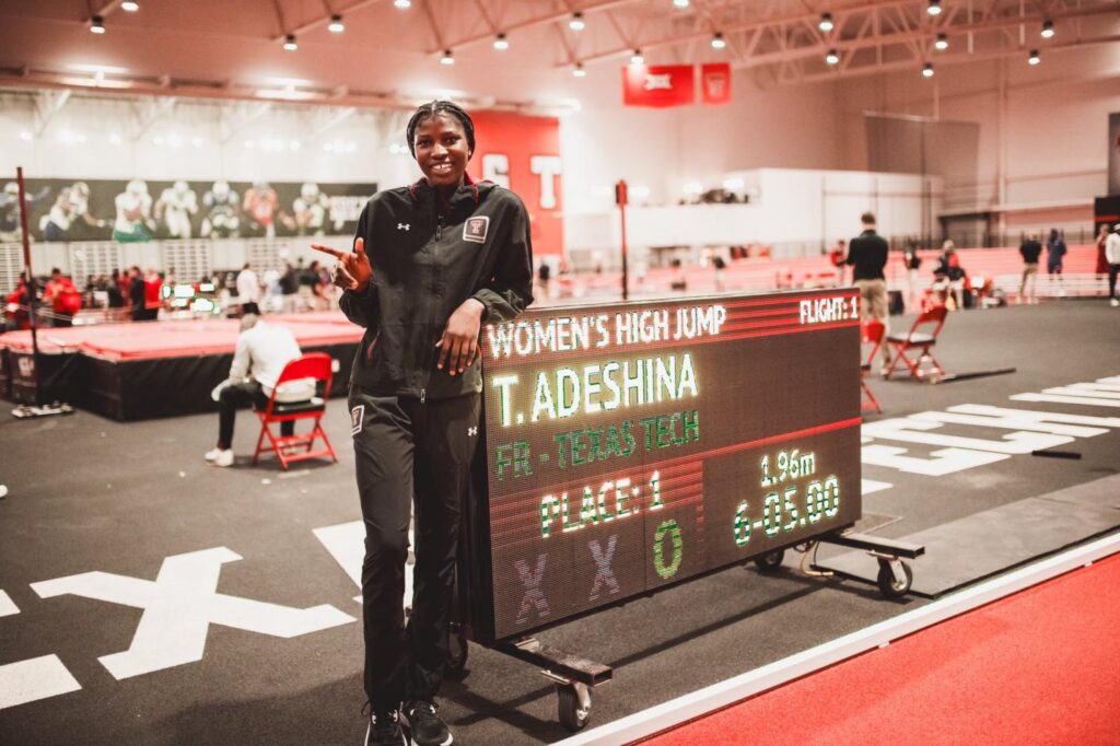 Temitope Adeshina breaks Nigerian High Jump National Record in Texas ...