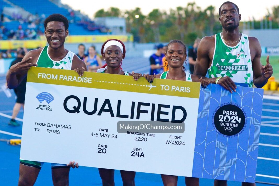 Four Nigerian Relay Teams Book Olympic Berths At The 2024 World Relays ...