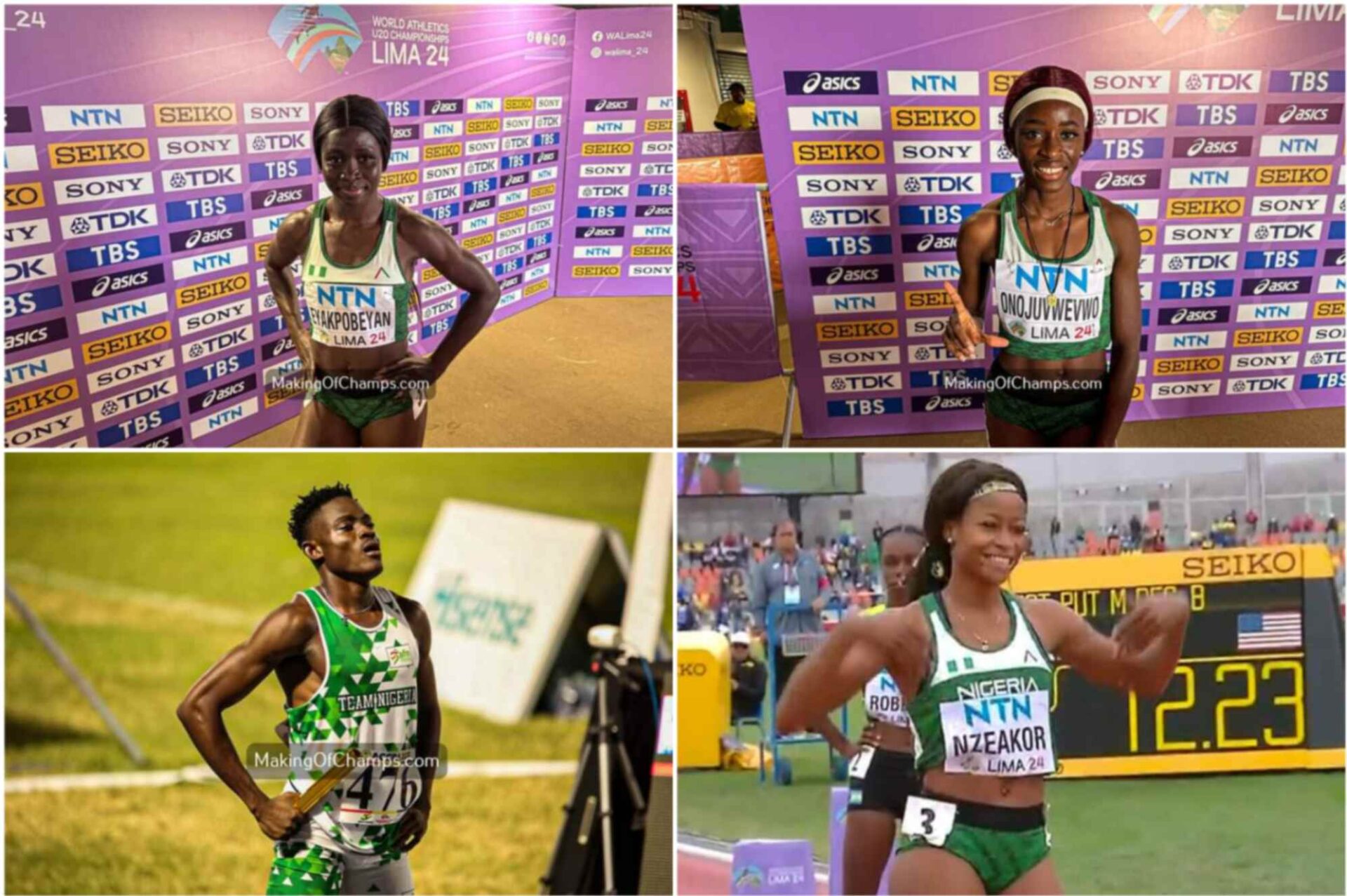 Team Nigeria Preview 2024 World U20 Athletics Championships Day 4